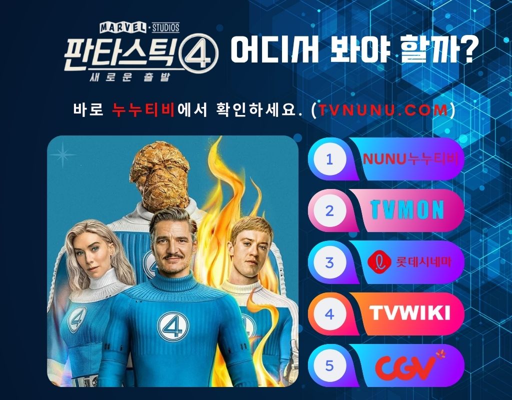 판타스틱4 새로운출발 다시보기 MCU 페이즈6의 시작슈퍼히어로